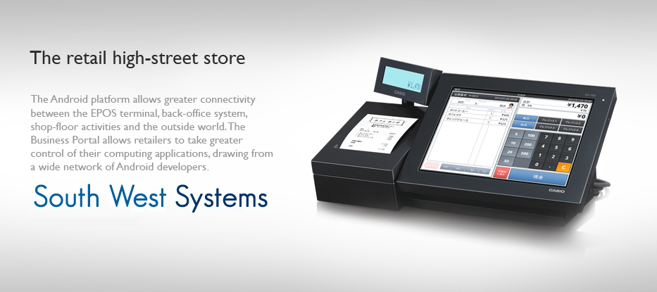 casio vr100 epos till system