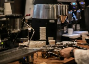 coffee machine in cafe