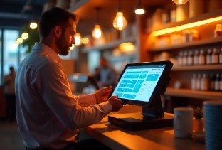 EPOS Till in use at a bar