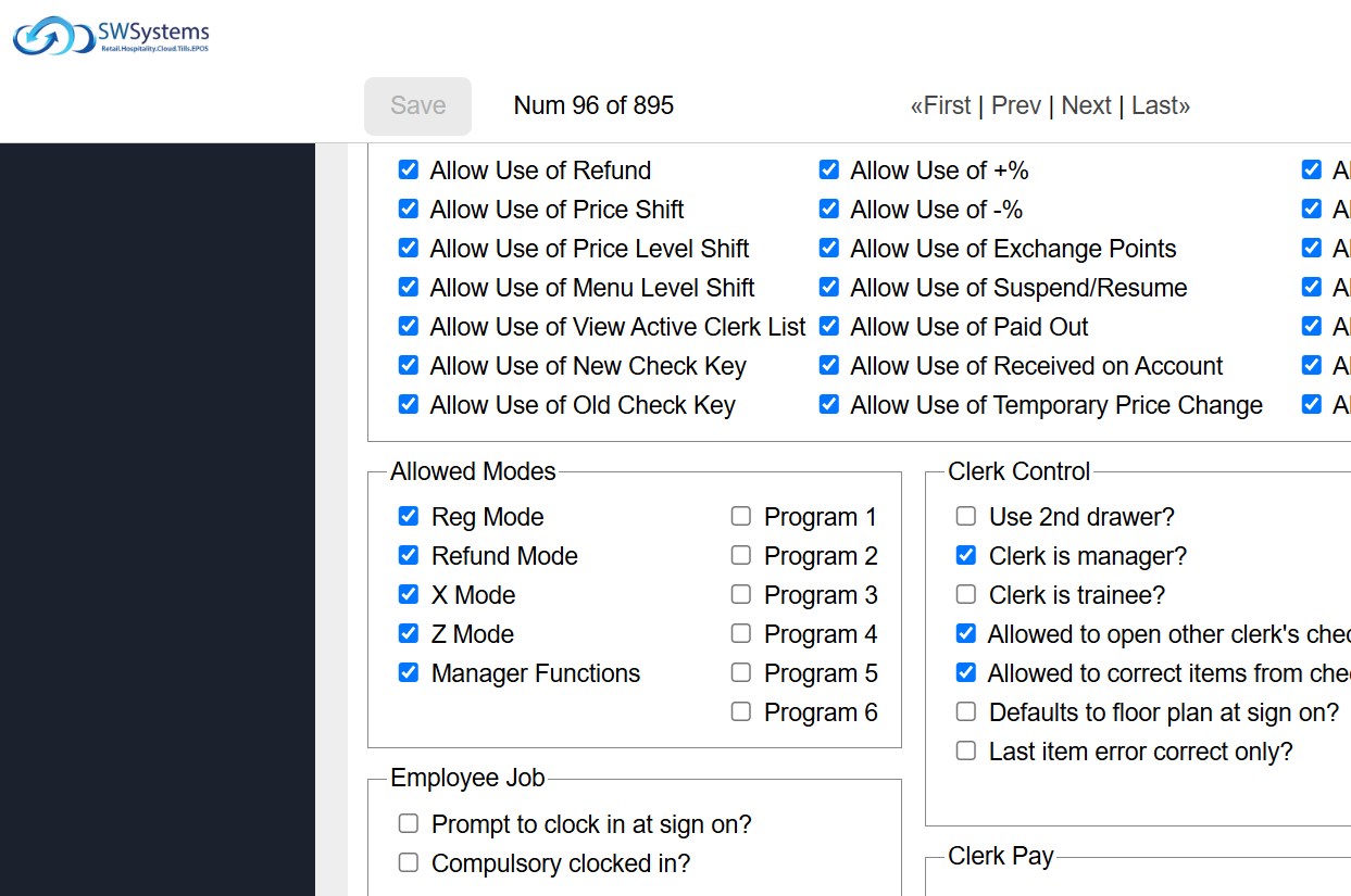 Job Roles, Time and Attendance, Staff Pay