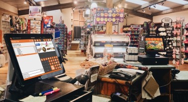epos tills on counter