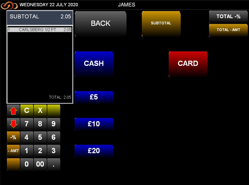 Payment Screen