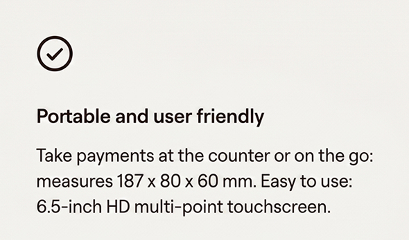 Portable and User Friendly