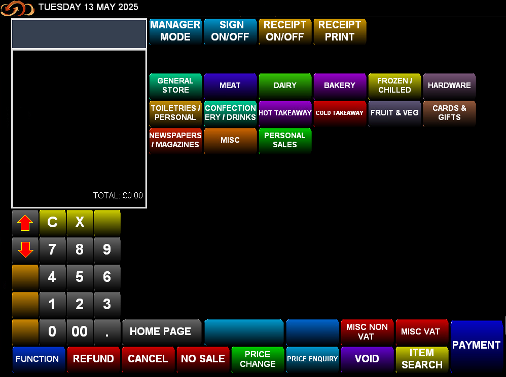 Retail Till System