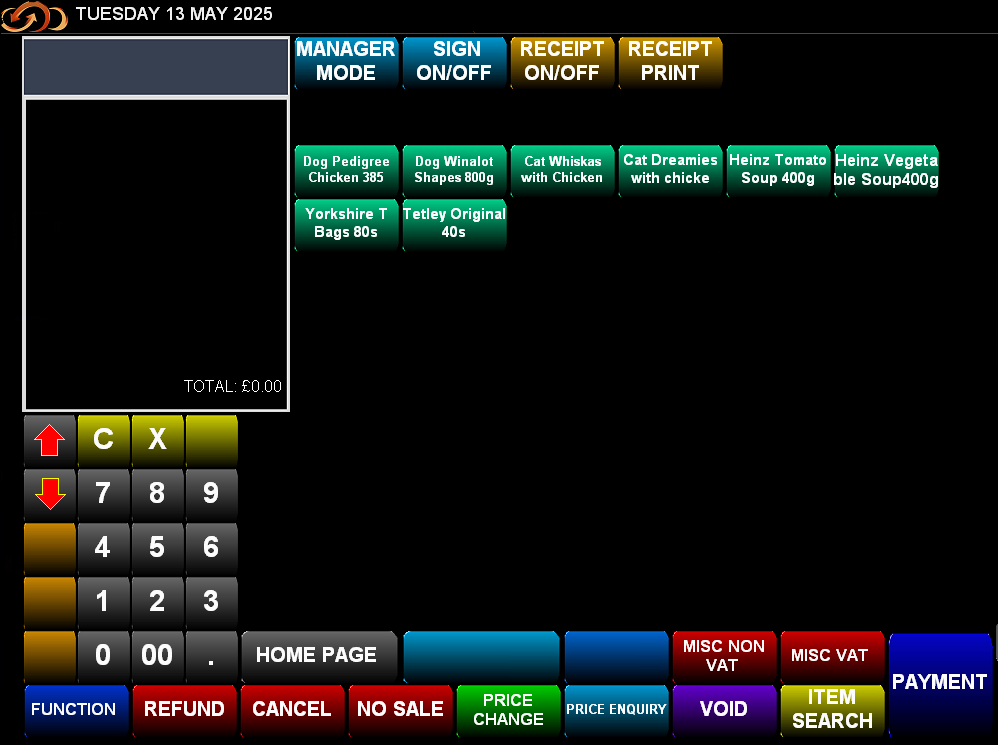 Retail Till System